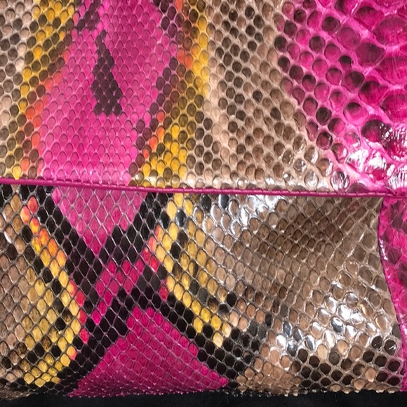 Devi Kroll clutch; used once - Picture 2 of 6